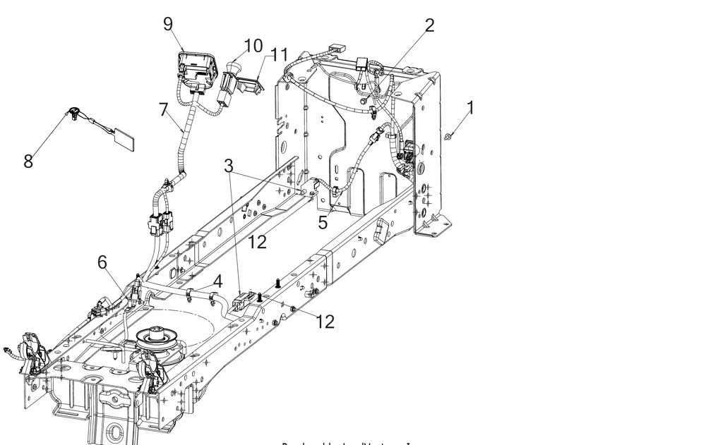 Electrical Diagram and Parts List for XT2-SLX54KH (131QA2CA010)(2019) Cub Cadet Lawn Tractor